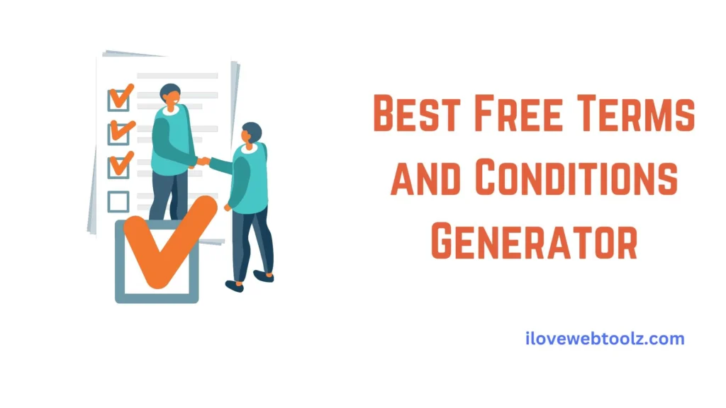 Best Free Terms and Conditions Generator ilovewebtoolz.com