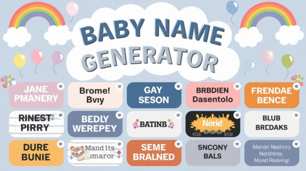 Baby Name Generator With Siblings